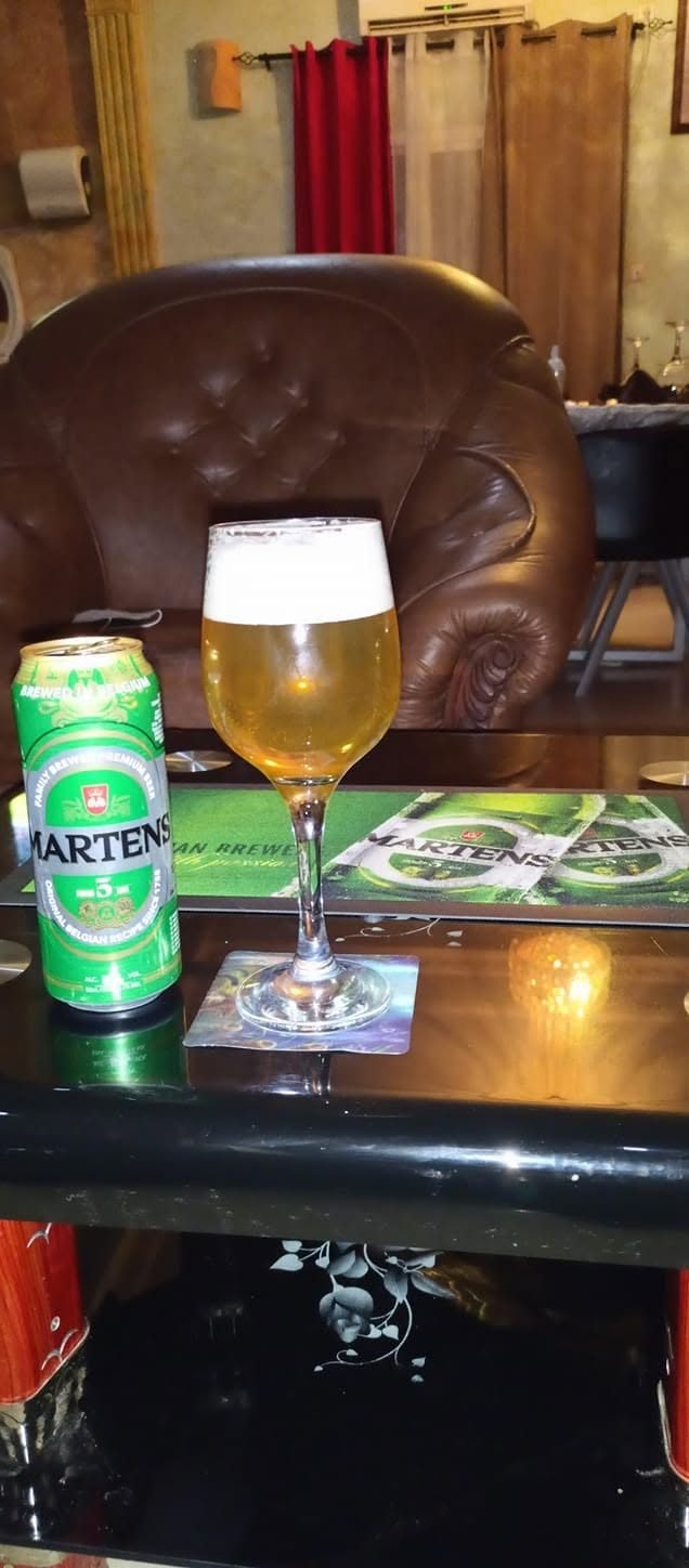 Bière Martens servie